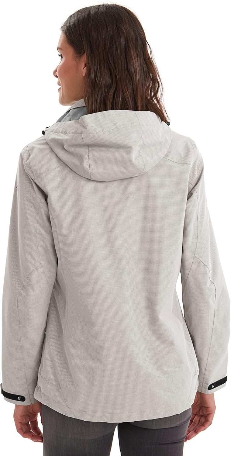 Killtec Damen Inkele Funktionsjacke Mit Abzippbarer Kapuze 36 hellbeige, 36 hellbeige