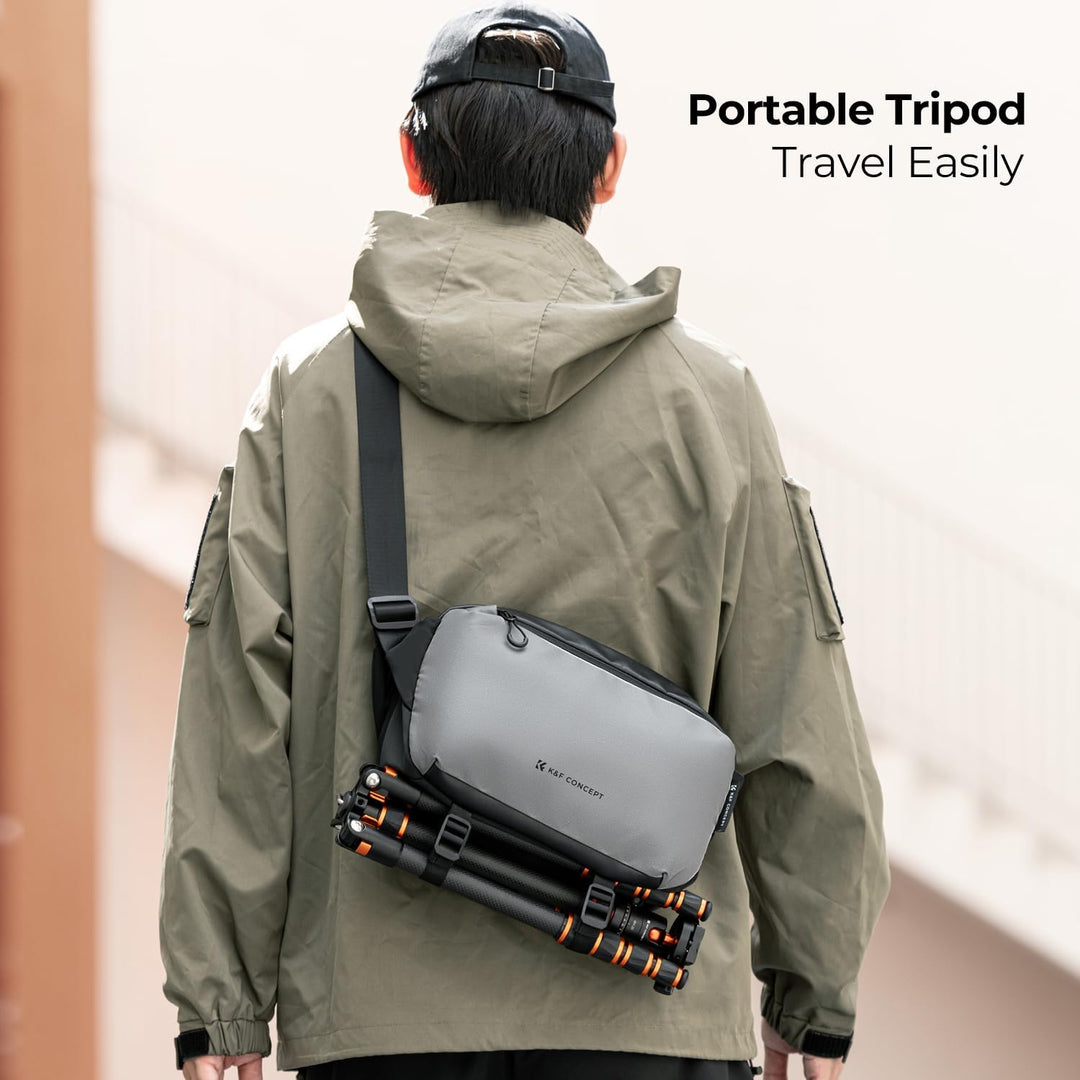 K&F CONCEPT Kamera-Rucksack, Schultertasche, quadratische Tasche, Taschen für Fotografen, Kamera-Rec
