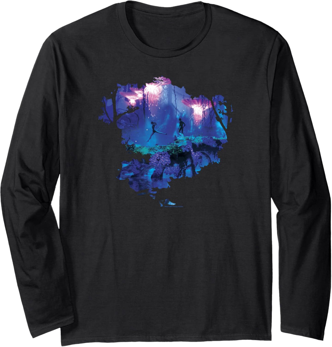 Avatar Pandora Jellyfish Forest Poster Langarmshirt