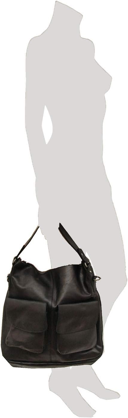 Greenburry Billy The Kid Nasty Cowboys Pouchbag Jersey Schultertasche für Damen in black