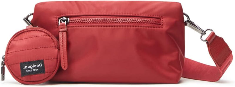 Desigual Womens BOLS_MANDARALA Venecia Across Body Bag, Red