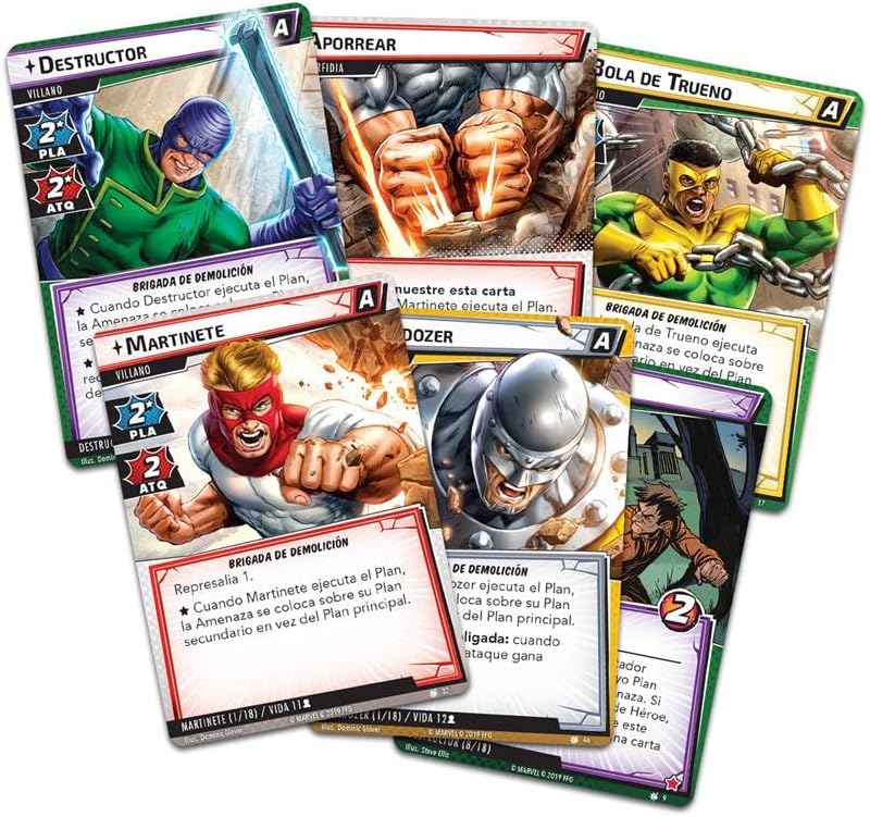 Fantasy Flight Games MC03ES Marvel Other Champions-brigada Abrissbrigade, bunt
