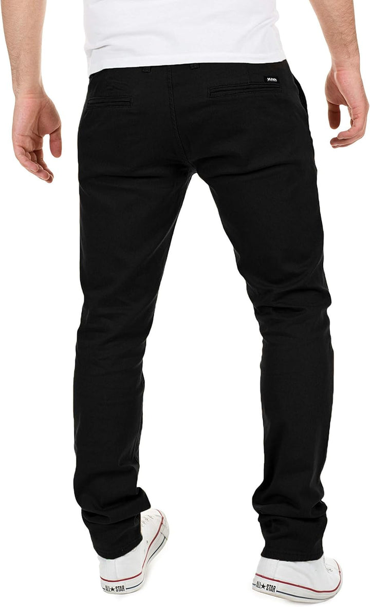 Yazubi Herren Chino Hose, Modell Dustin, Chinohose by Yzb Jeans 29W / 30L Schwarz (Black 4r194008),