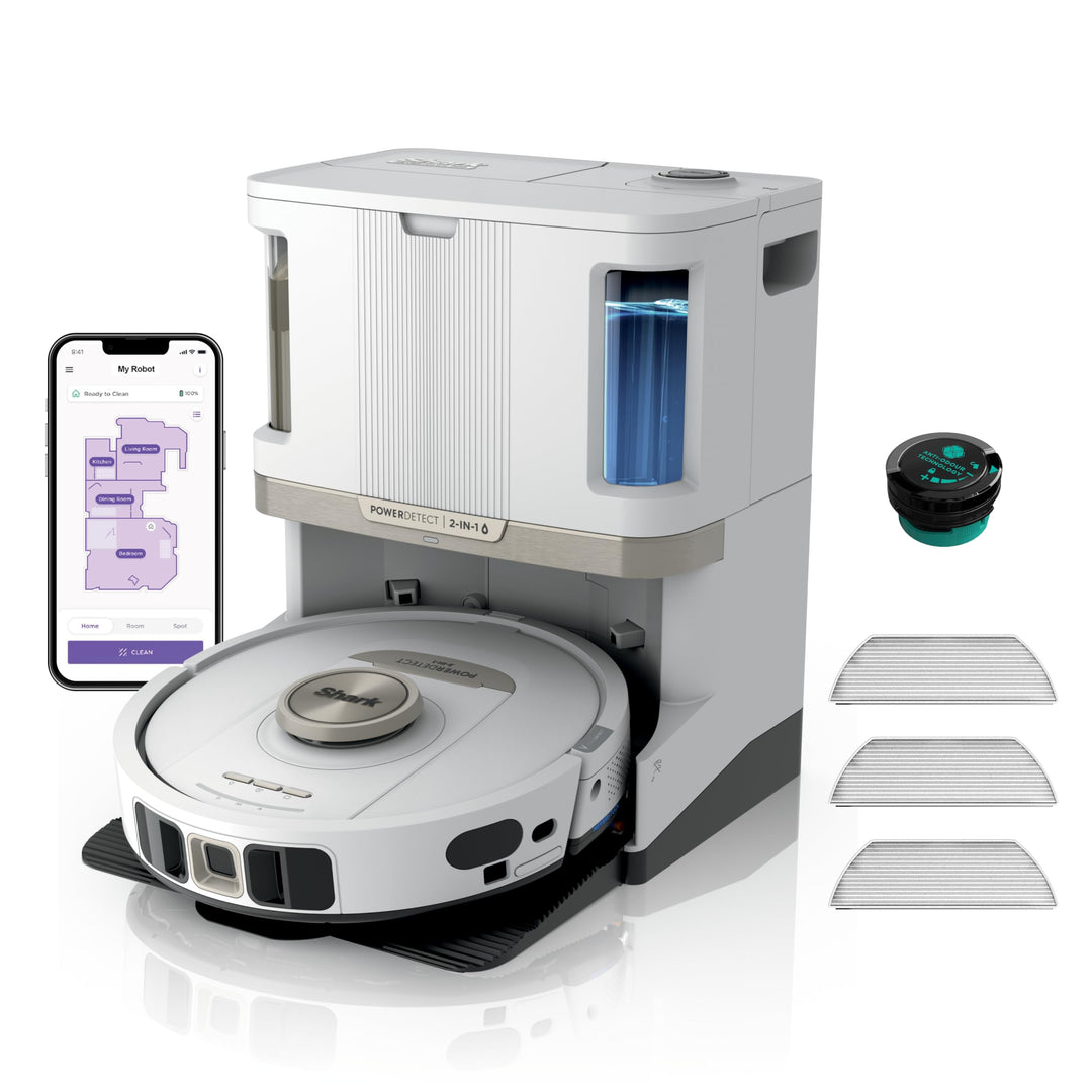 Shark PowerDetect 2-in-1-Saug- & Wischroboter, NeverTouch Pro 60 Tage, Selbst-Entleerung, Befüllung