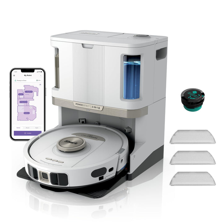 Shark PowerDetect 2-in-1-Saug- & Wischroboter, NeverTouch Pro 60 Tage, Selbst-Entleerung, Befüllung