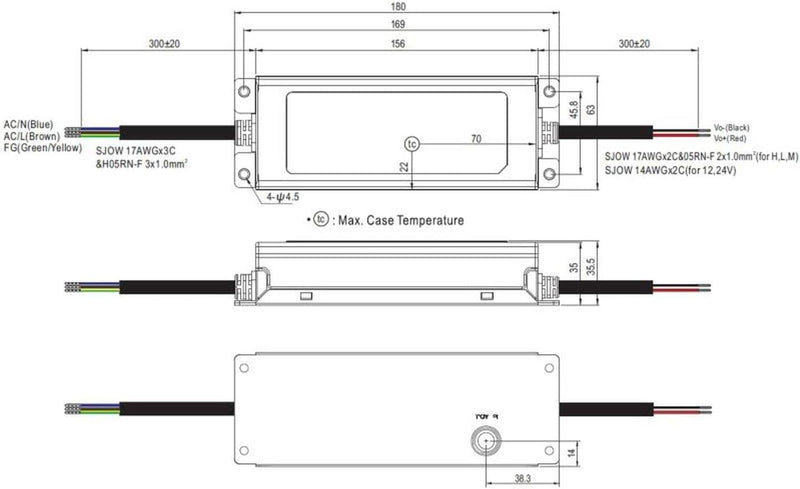 MeanWell XLG-150-12-A 150W 12V 12,5A LED Netzteil IP67