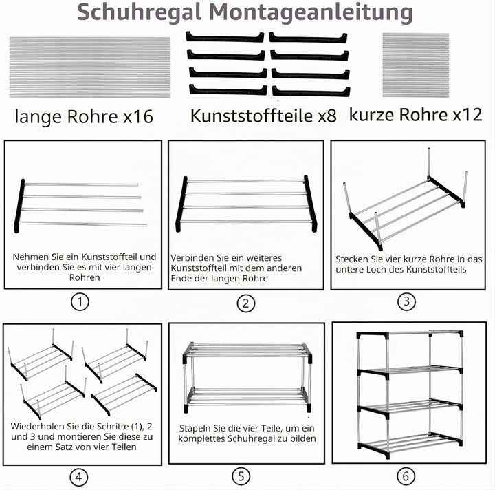 Stapelbares kleines Schuhregal, Eingangsbereich, Flur und Schrank, platzsparende Aufbewahrung und Or