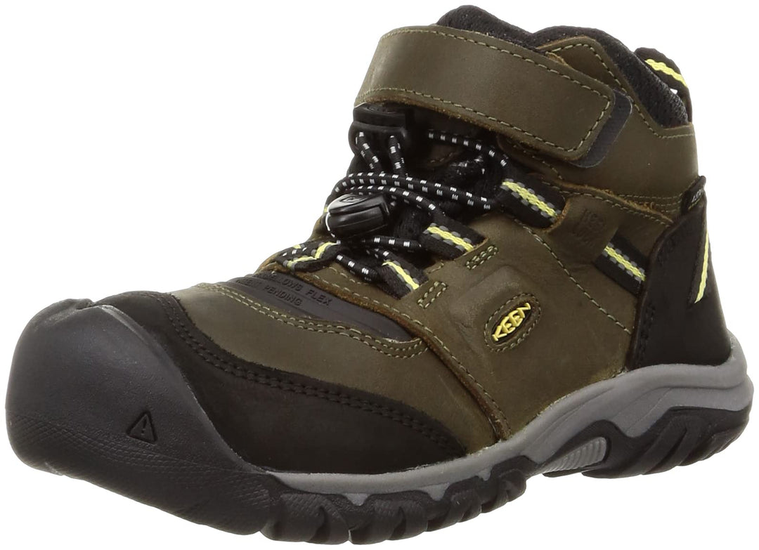 KEEN Unisex-Kinder Ridge Flex Mid wasserdichte Wanderstiefel 27/28 EU Magnet Greenlake, 27/28 EU Mag