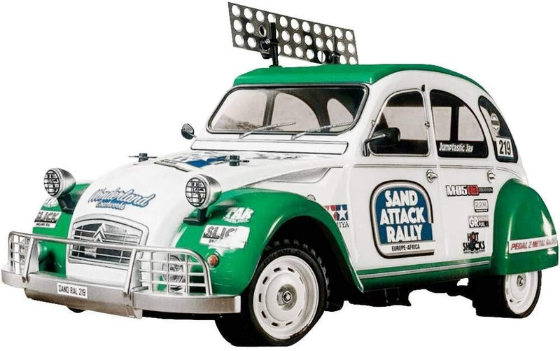 TAMIYA 58670 Citroen 58670-1:10 RC 2CV Rally (M-05Ra), ferngesteuertes Auto/Fahrzeug, Modellbau, Bau