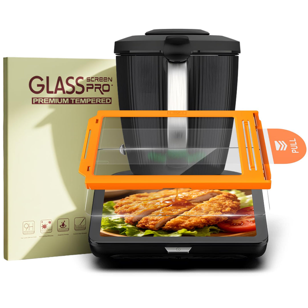 CloudValley [Auto-Installation Schutzfolie für Vorwerk Thermomix TM7 für Panzerglas, 9H Härte Schutz