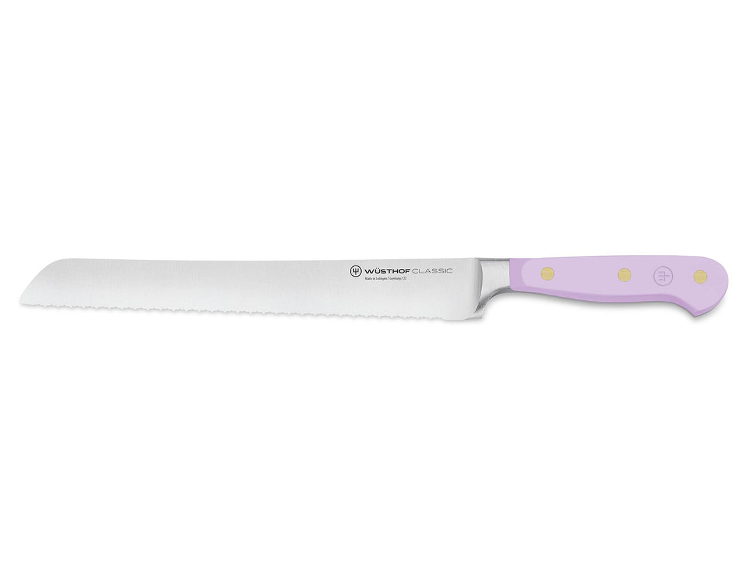 WÜSTHOF Classic Brotmesser 23 cm mit Präzisions-Doppelwelle, Purple Yam (Lila), Purple Yam