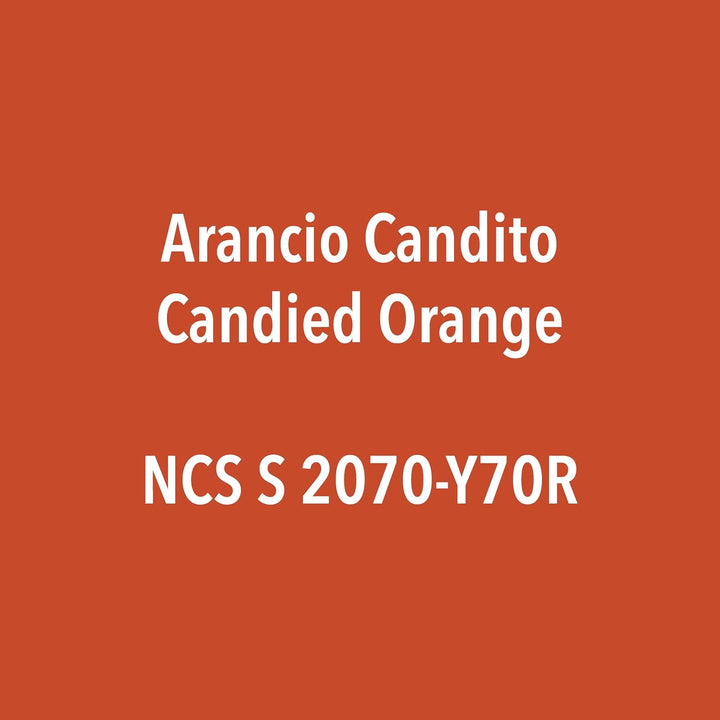 bianco Shabby® Arancio Candito Kreidefarbe Wasserbasis für Alle Oberflächen einfach zu verarbeiten o