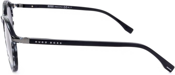 BOSS Unisex 1003/s/it Sunglasses, PZH/M9 Striped Grey, One Size