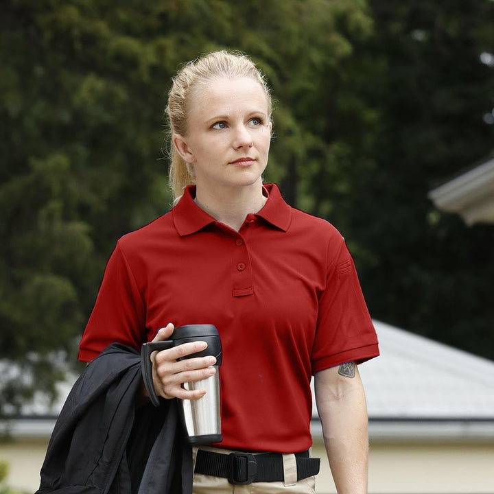 Propper Damen Uniform Polo Short Sleeve M Rot, M Rot