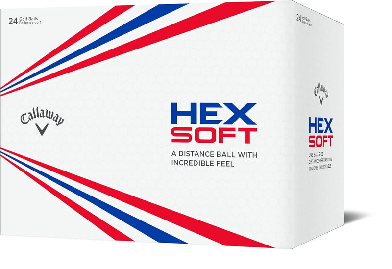 Callaway Golf Hex Soft Golfbälle 24 Golfbälle Weiss, 24 Golfbälle Weiss