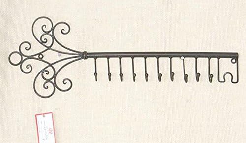 DanDiBo Schlüsselhänger Hakenleiste 101852 Schlüsselleiste 56 cm Wandhaken Schlüsselbrett