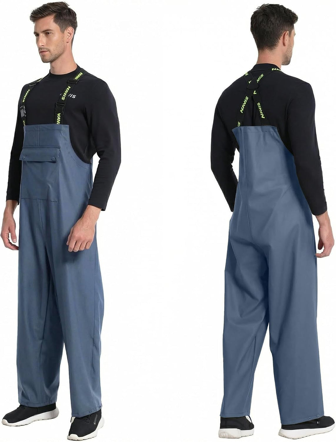 Workwear Regenlatzhose Herren Wasserdicht - 12000mm Regenhose, Arbeitshose für Baustelle, Outdoor, F