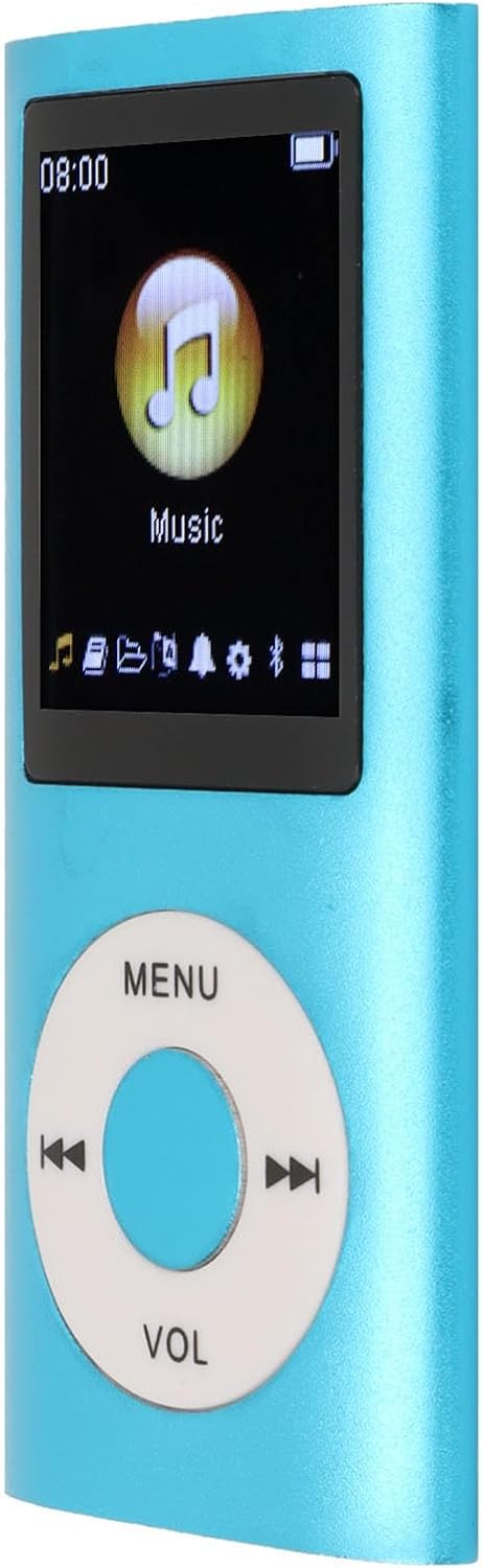 MP3 -Player, Stilvoller Multifunktional Verlustfreier Sound Schlank 1,8 -Zoll -LCD -Bildschirm Tragb