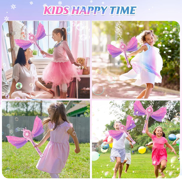 Spielzeug 3-8 Jahre Kinder: Seifenblasenmaschine Spielzeug für Mädchen Geschenke ab 3 4 5 6 7 8 Kind