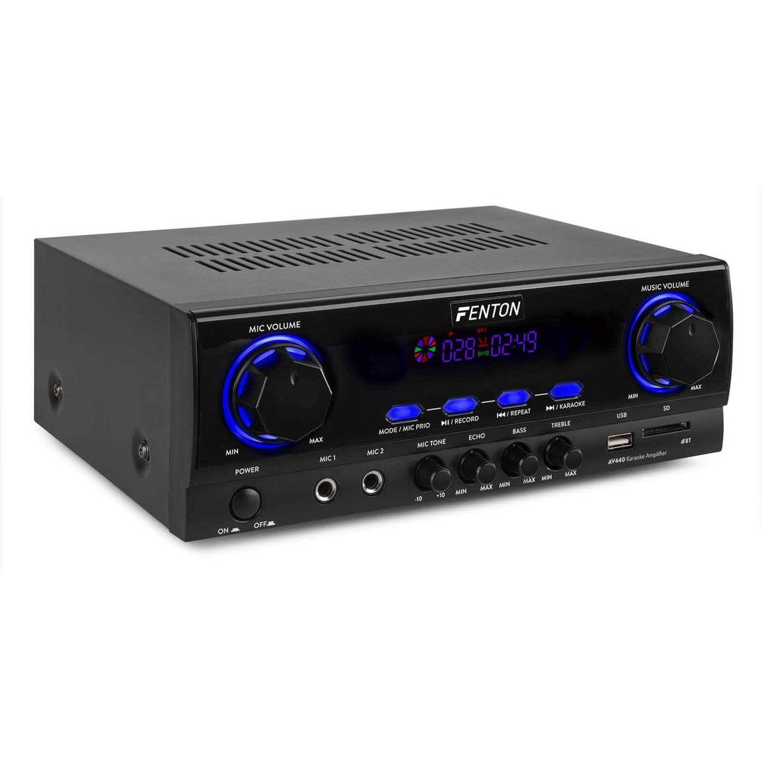 Fenton AV440 Digitaler Bluetooth Verstärker HiFi Stereo Verstärker inkl. Fernbedienung - 400 Watt Pe