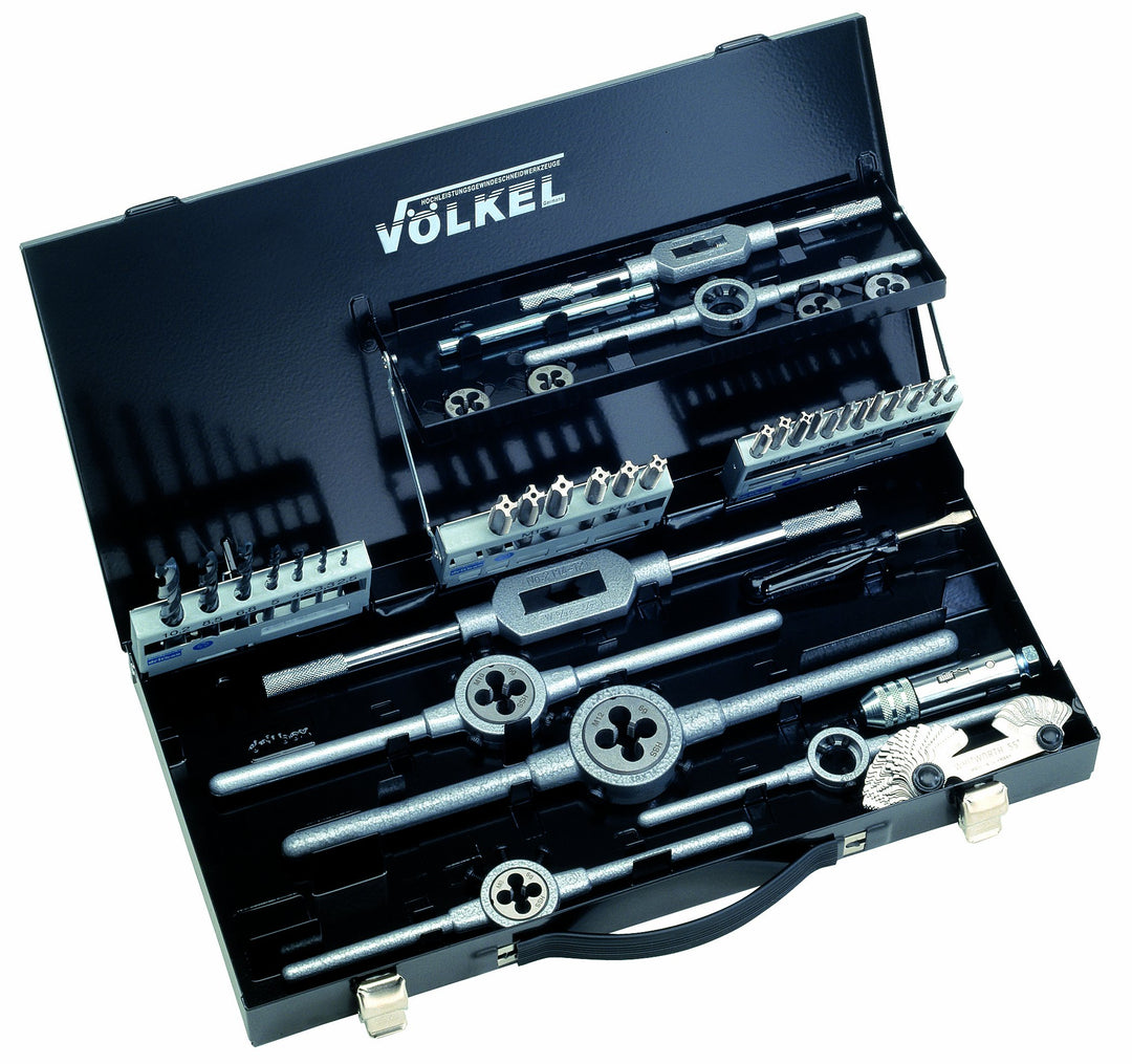 Völkel 49181 HSS-Gewindebohrersatz Set, 3–12 mm