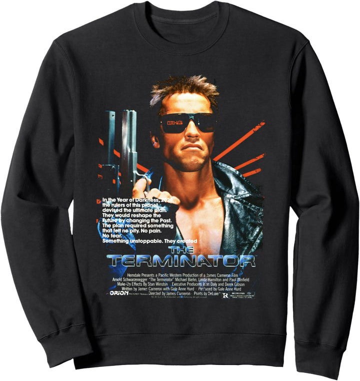 US The Terminator Poster Film 01 schwarz Sweatshirt