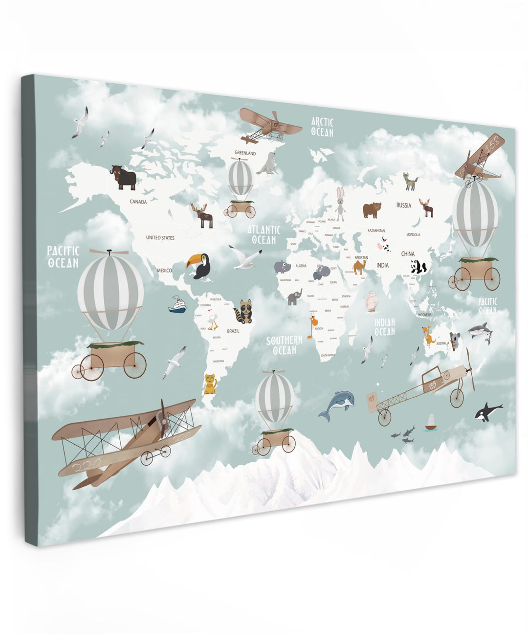 MuchoWow© Leinwandbild Gross 120x80 cm XXL Dekoration Wohnzimmer Bilder Pictures Wall Decoration Liv