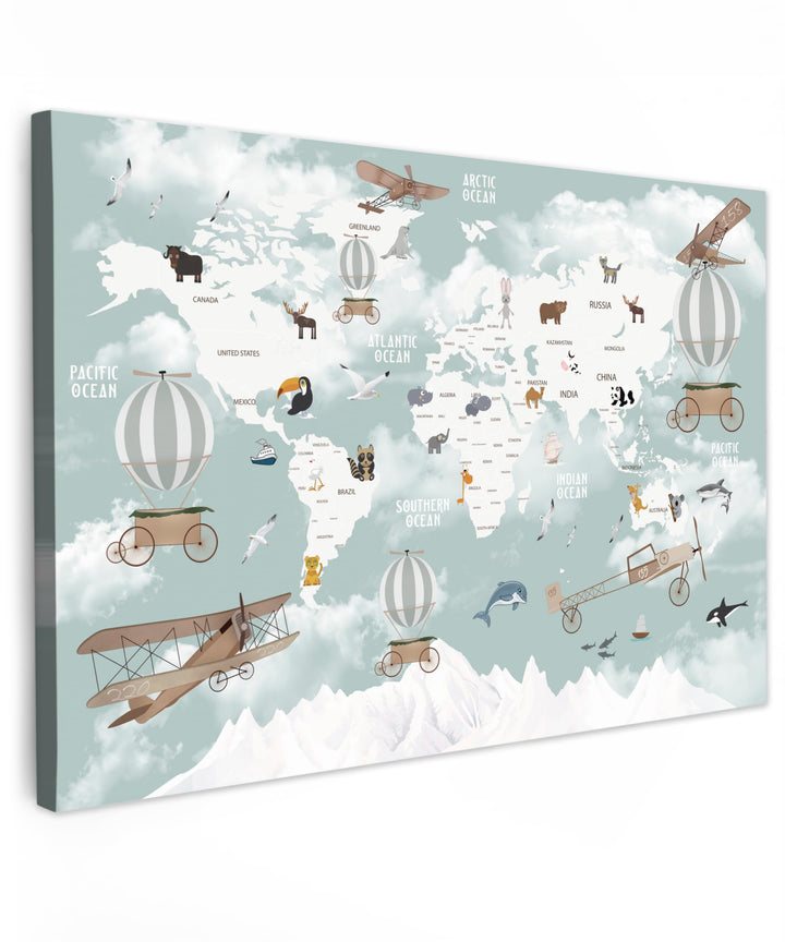 MuchoWow© Leinwandbild Gross 120x80 cm XXL Dekoration Wohnzimmer Bilder Pictures Wall Decoration Liv