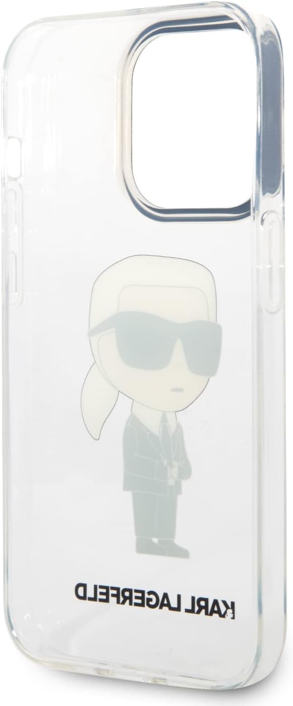 KARL LAGERFELD KLHCP14XHNIKTCT Hülle für iPhone 14 Pro Max 6,7" transparent Hard