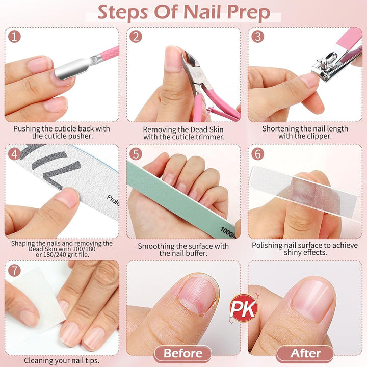 Maniküre Set Frauen Nagel Kit für Frauen Nagelfeilen Kit Maniküre Werkzeuge Nagelpflege Kit mit Nage