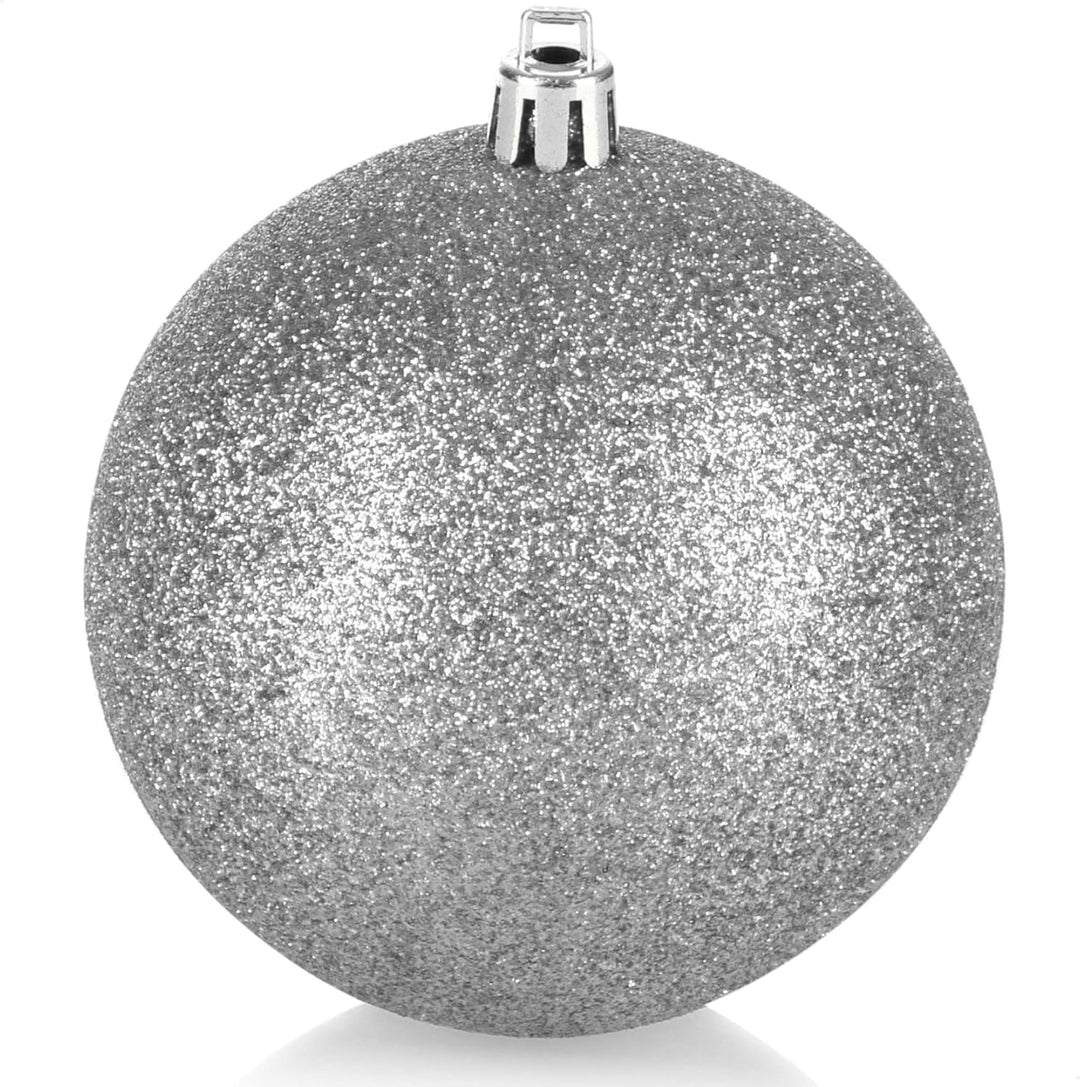 com-four® 48x Weihnachtskugeln, Christbaumkugeln bruchsicher aus Kunststoff für Weihnachten, Baumsch