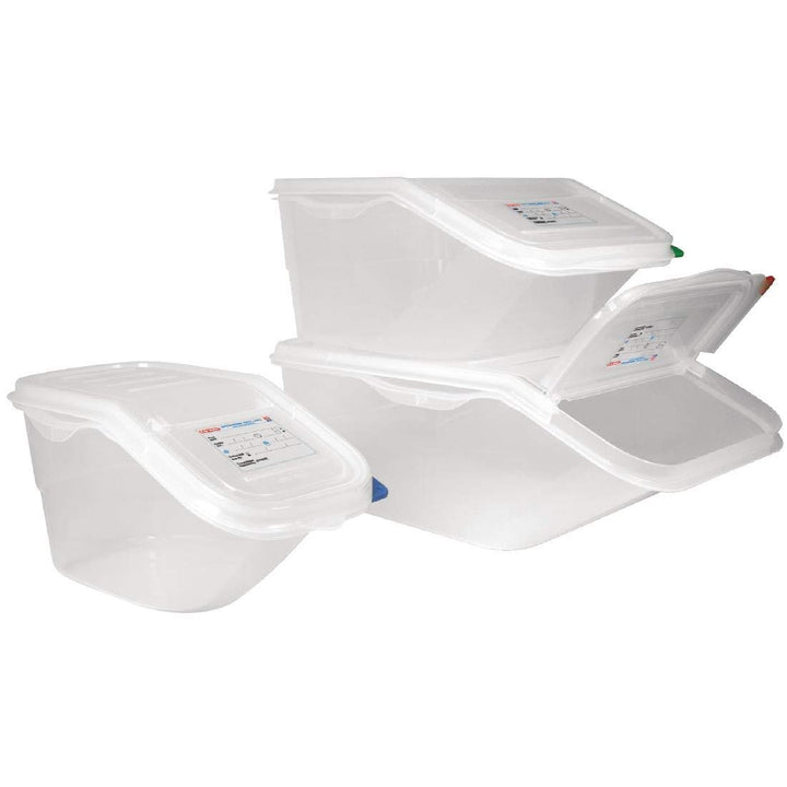 Araven 9146 Accessible Container with lid GN 44199, Weiss, 200(h) x 200(w) x 395(d)mm.