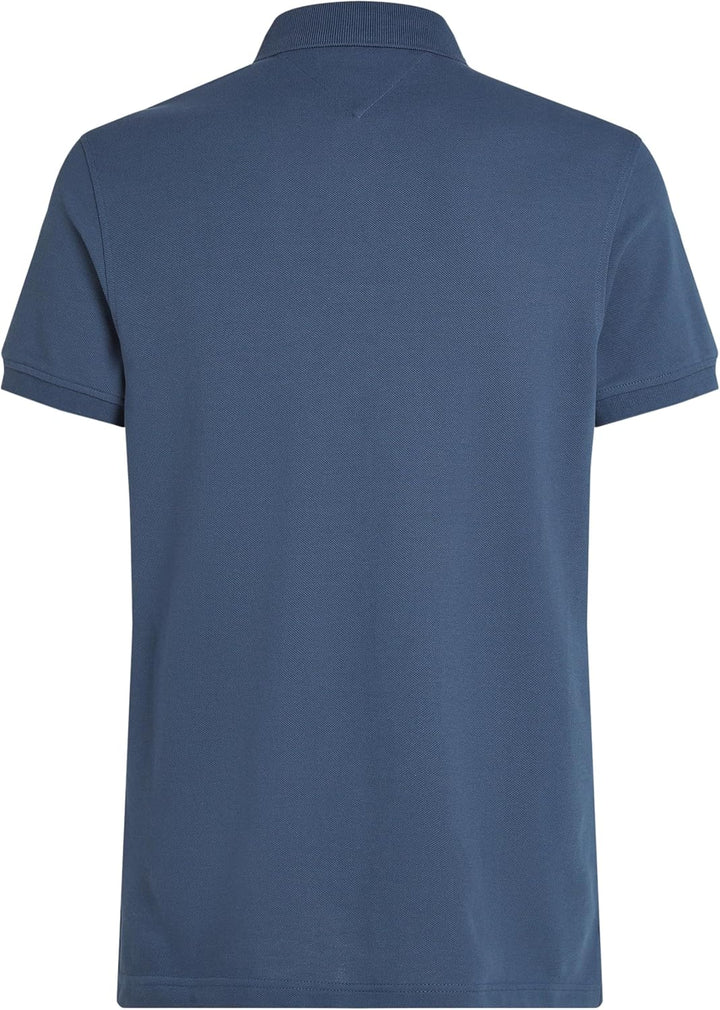 Tommy Hilfiger Herren Poloshirt Kurzarm 1985 Slim Slim Fit XS Blue (Aegean Sea), XS Blue (Aegean Sea