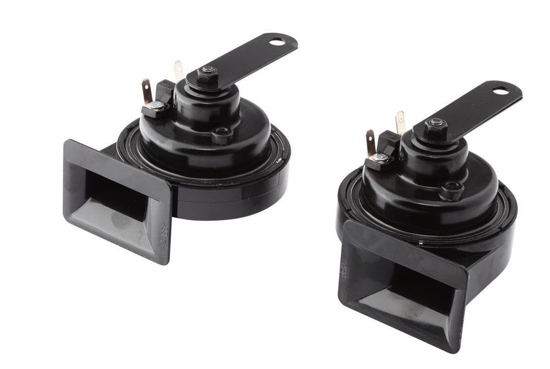 HELLA Fanfare - HEAVY DUTY HORN TE30 SET - 24V - 110dB(A) - Frequenzbereich von: 410Hz - Frequenzber