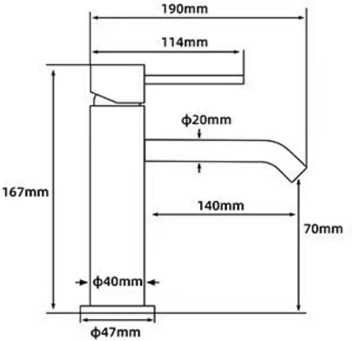Waschtischarmatur Schwarz Matt Hoch Wasserhahn Bad Badezimmer Waschbecken Armatur Edelstahl Einhebel