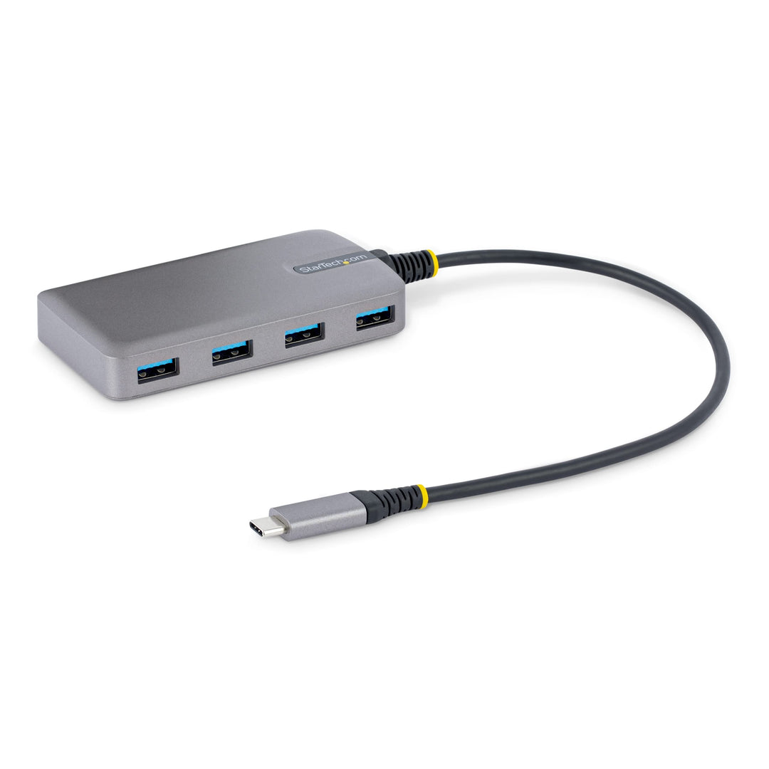 StarTech.com 4 Port USB C Hub - USB C auf 4X USB-A 5Gbit/s Hub mit Optionalem Zusatzstromanschluss -