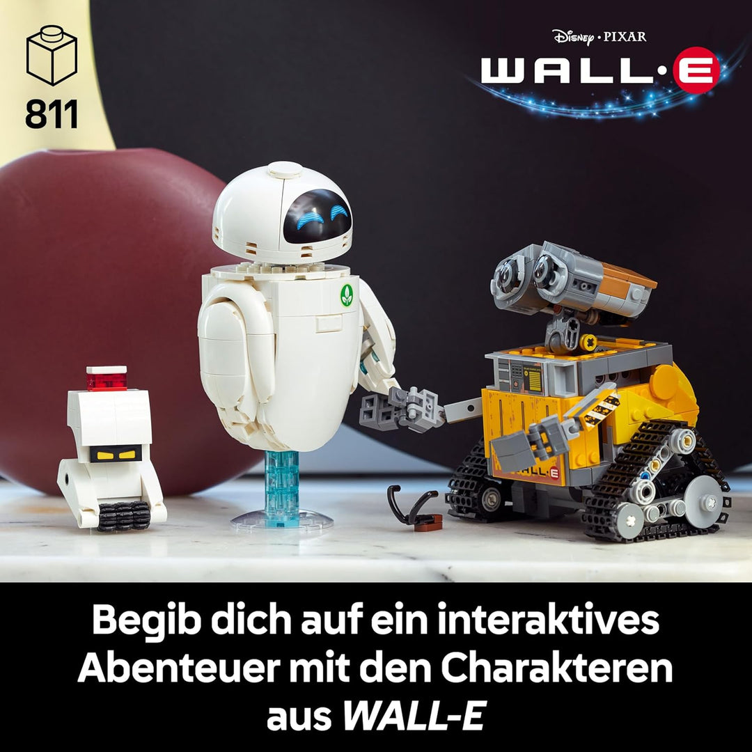 LEGO ǀ Disney and Pixar Wall-E und EVE - Kontruktionsspielzeug für Erwachsene - DIY Set zum Basteln
