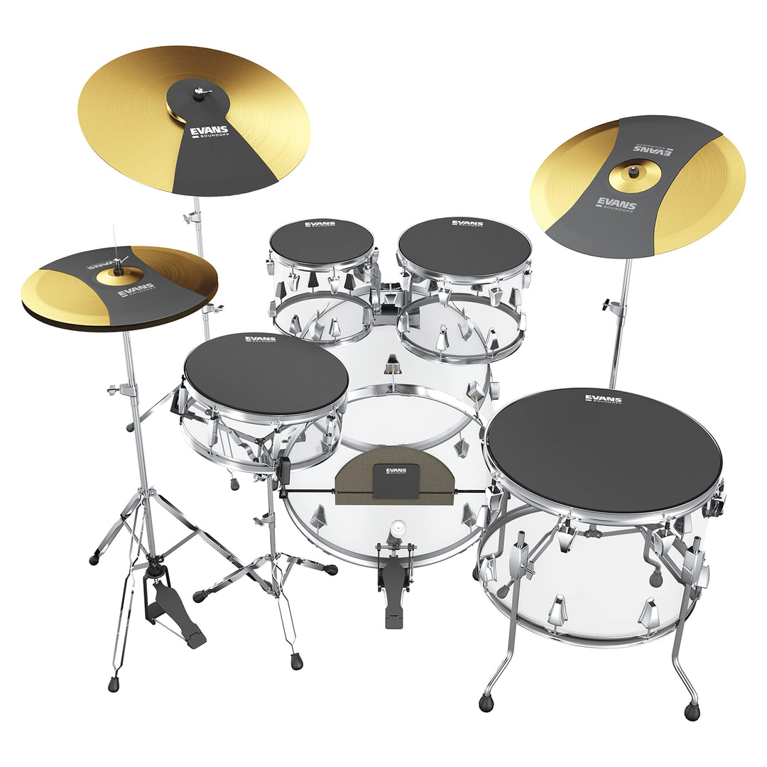 Evans HQ SOSETSTD Standard Box Set Standard Box Set w/ Cymbal & Bass, Standard Box Set w/ Cymbal & B