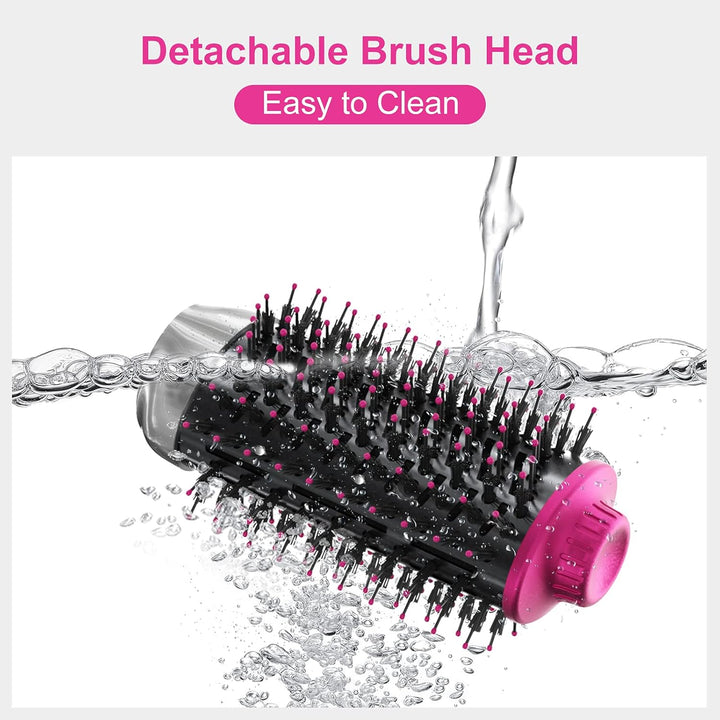 4 IN 1 Haartrockner Warmluftbürste Set, PARWIN PRO BEAUTY Styler-Set, Föhnbürste mit 4 Aufsätze zum