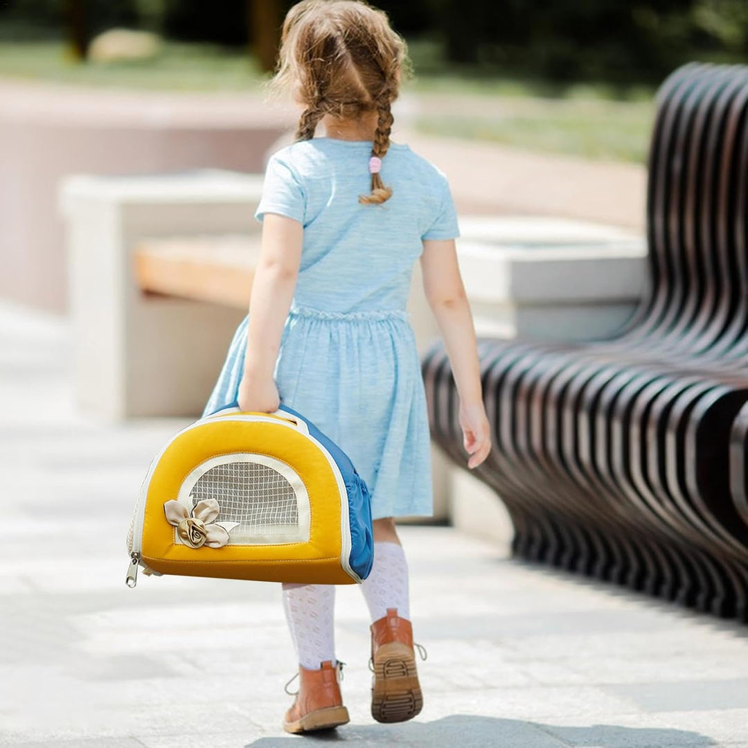 Transportboxen für kleine Hunde, Transportboxen für Kleintiere | Kaninchen-Reisetragetasche Tragetas