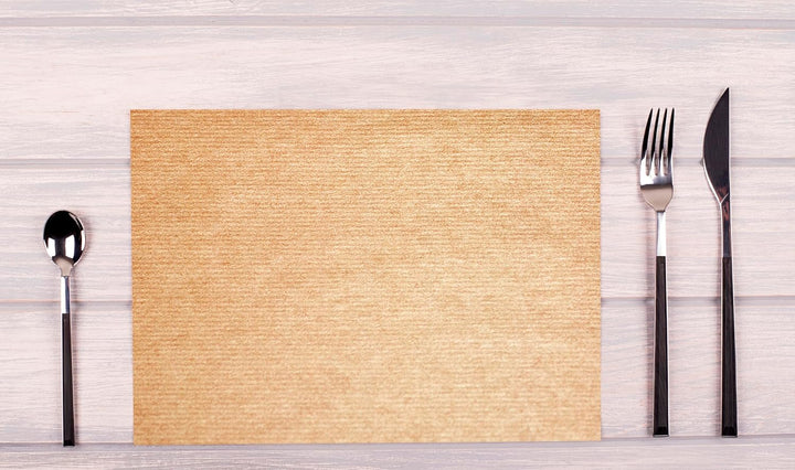 Pronappe Tischdecke 324040I 500er Pack Einweg-Tischset aus glattem braunen Kraftpapier 30 x 40 cm Fa