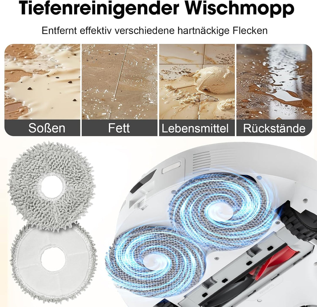 Ersatzteile Zubehörset für Roborock Qrevo Curv/Qrevo Edge/Qrevo Curv S5X/Qrevo S5V/Qrevo Edge S5A St