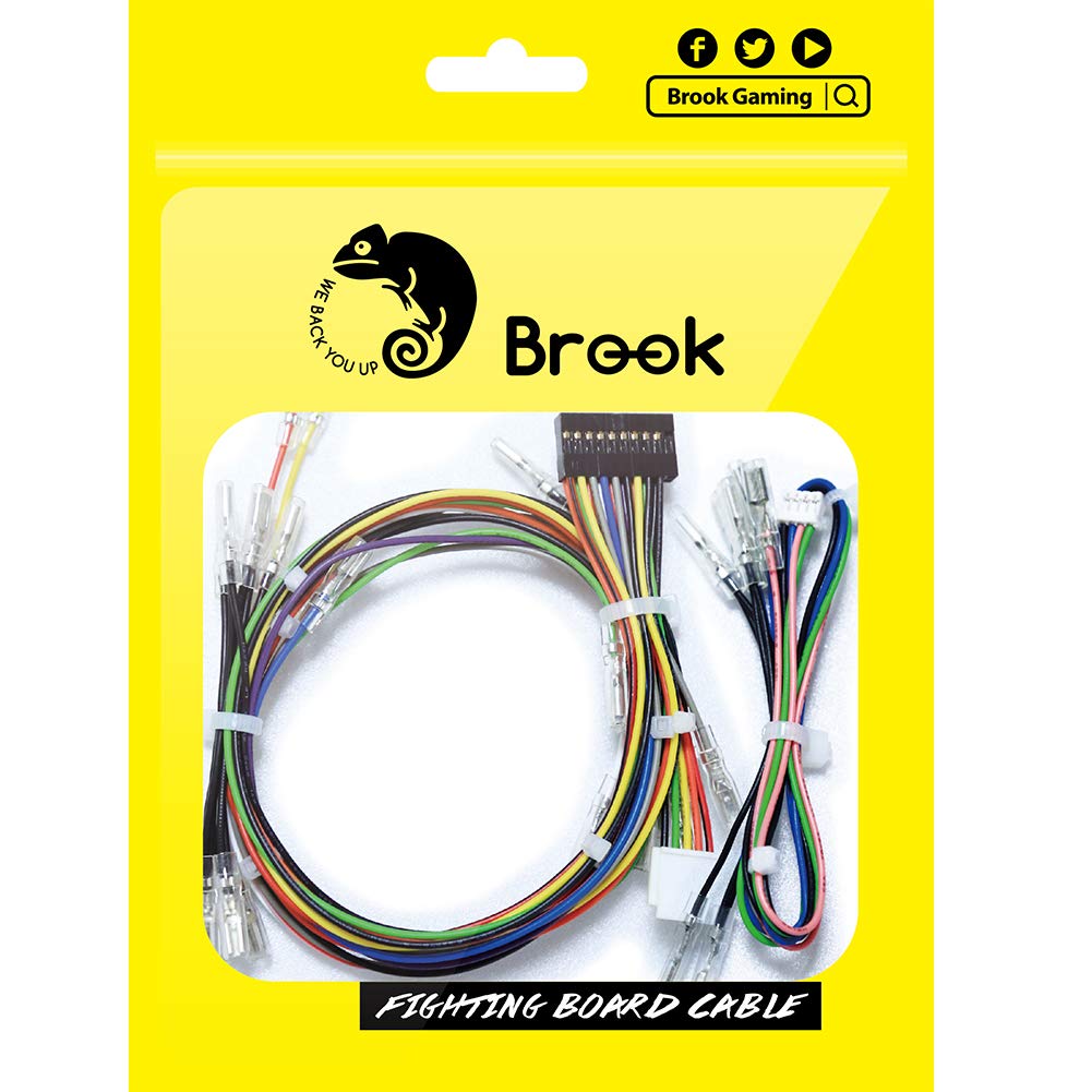 Brook Fighting Board Cable 20-Pin Joystick Harness DIY Builds mit 4-Pin Joystick Harness DIY Builds/