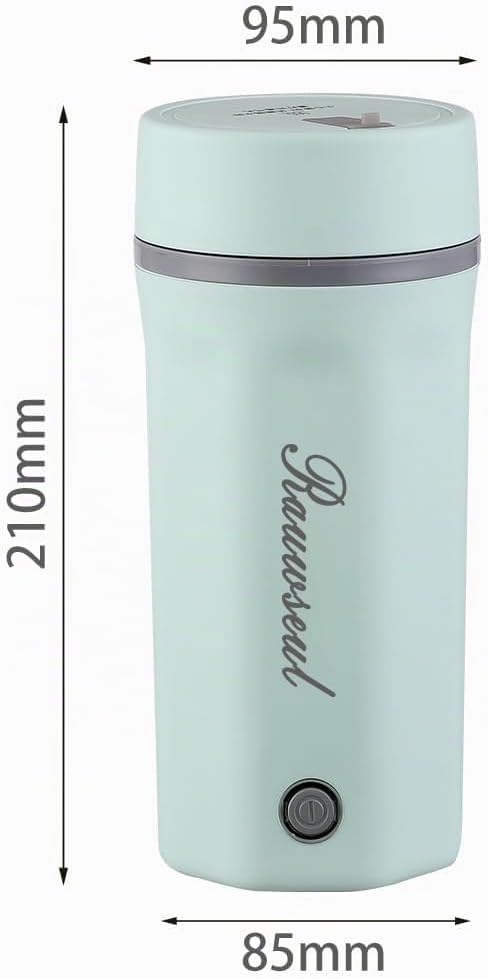 Elektrischer Reise-Wasserkocher 500ml, Tragbarer Mini-Wärmebecher, 3-in-1, Mini-Thermoskanne 304, Ge