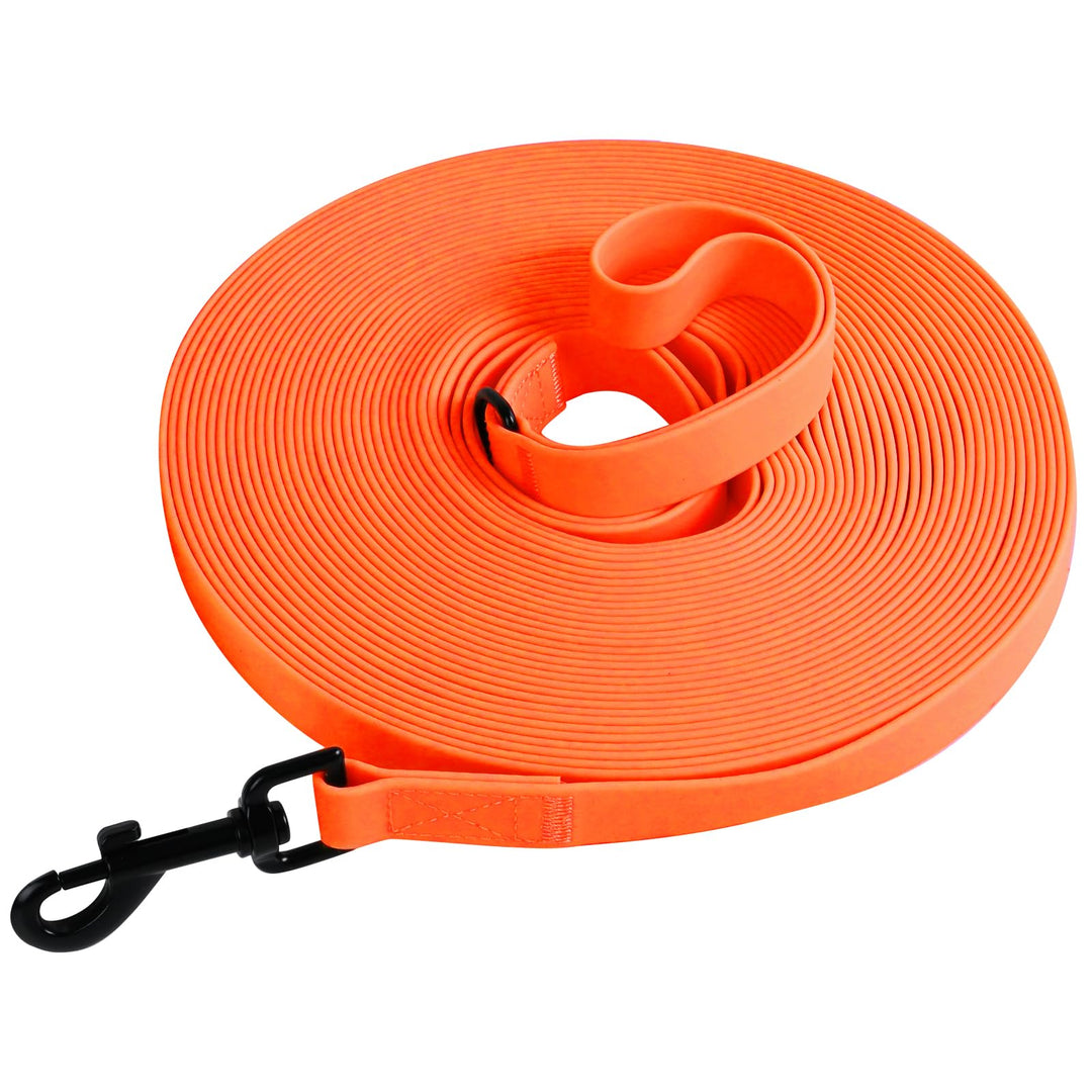 Schleppleine für Hunde, Schleppleine 5m/10m/15m/20m mit Handgriff und D-Ring, Wasserdicht und Leicht