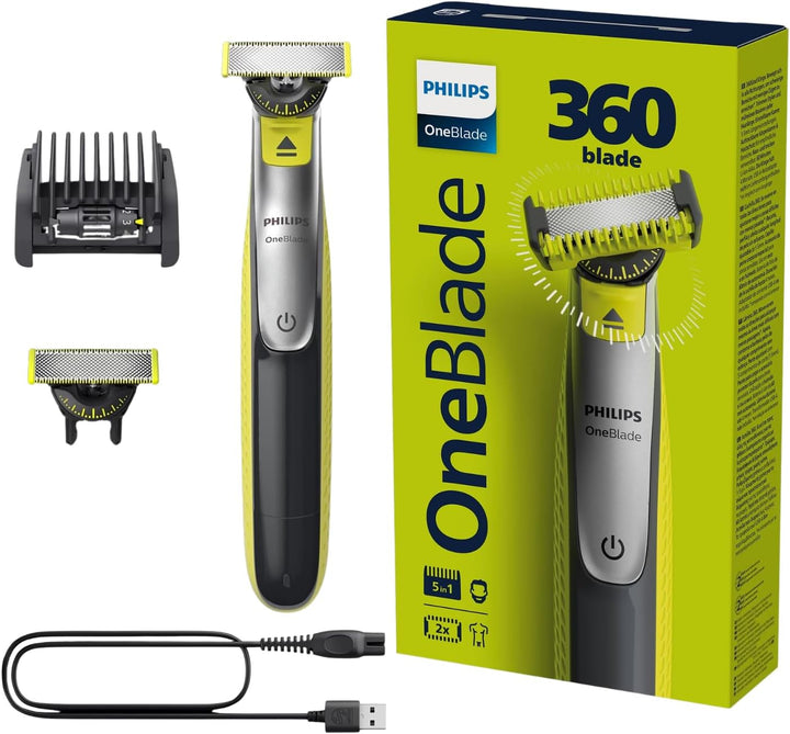 PHILIPS ONEBLADE 360 Elektrorasierer QP2730/20 5-in-1-Kamm