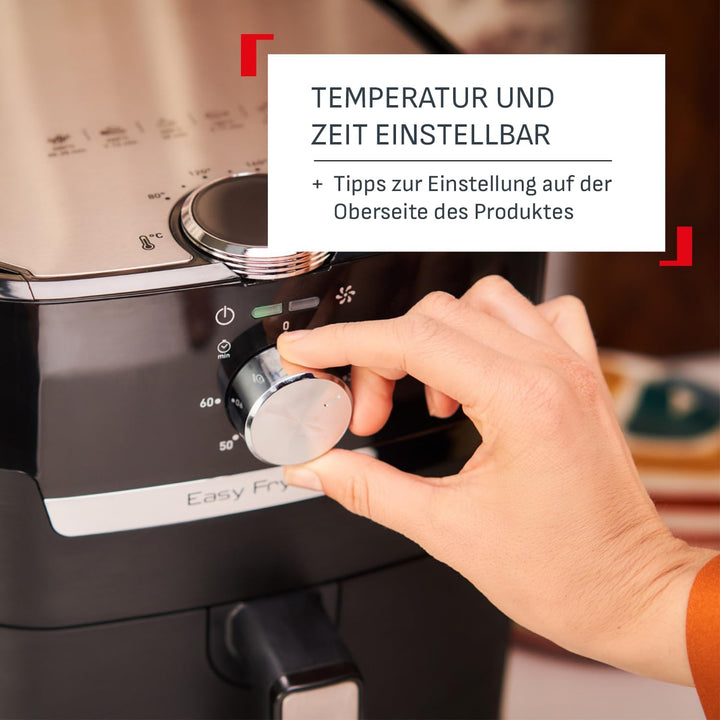 Tefal EY5018 Easy Fry & Grill Classic Heissluftfritteuse | 2-in-1 Technologie (Air Fryer und Grill)