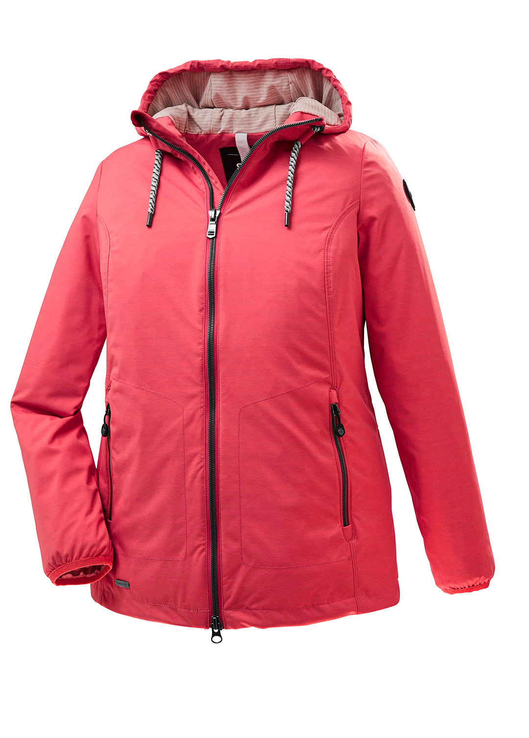 STOY Damen Sts 5 Wmn Sftshll Jckt Softshelljacke mit Kapuze - grosse grössen 50 candy, 50 candy