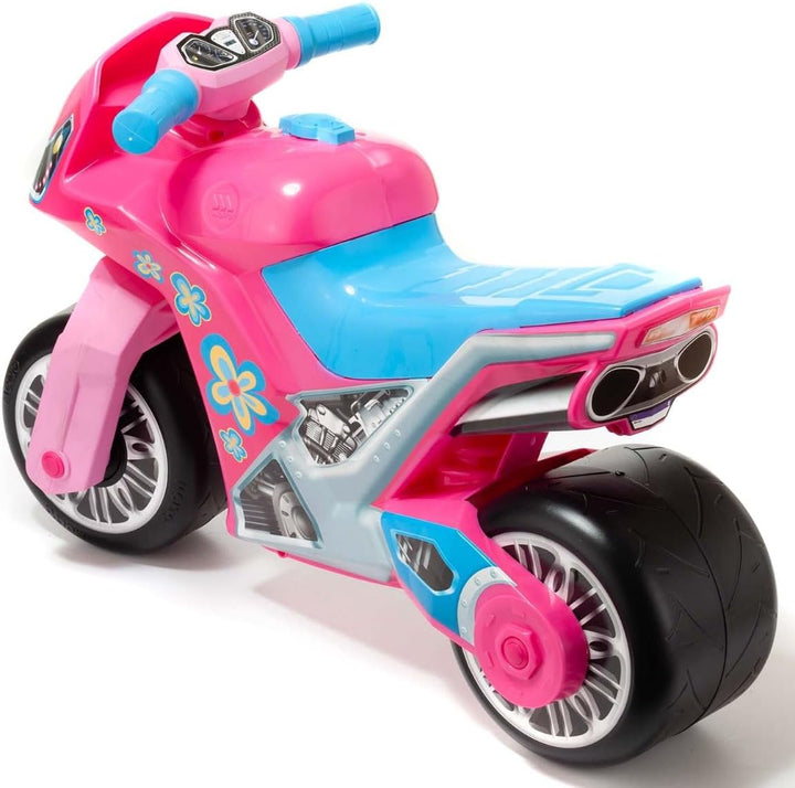 MOLTO | Rosa Cross Scooter + Pink Mlt Helm | Geländegängiger Roller | Sicheres & Robustes Kinderspie