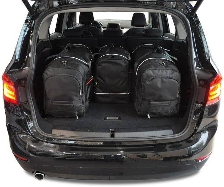 KJUST Kofferraumtaschen 4 stk kompatibel mit BMW 2 GRAN TOURER F46 2015-2021